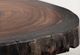 International Furniture Direct Parota Epoxy Brown End Table with Black Base-5