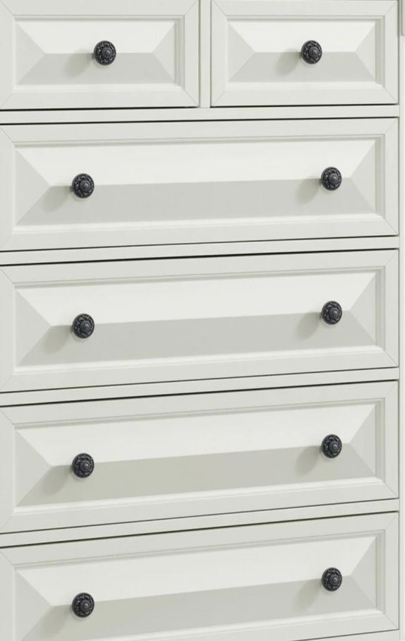 Elements International Bridgestone Antique White Chest-1