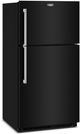 Maytag® 33" 21.3 Cu. Ft. Black Top Freezer Refrigerator with Garage Mode-1