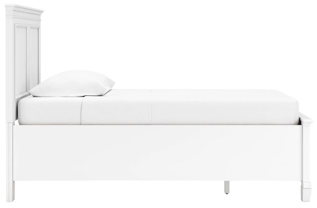Signature Design by Ashley® Fortman White Twin Panel Storage Bed-4