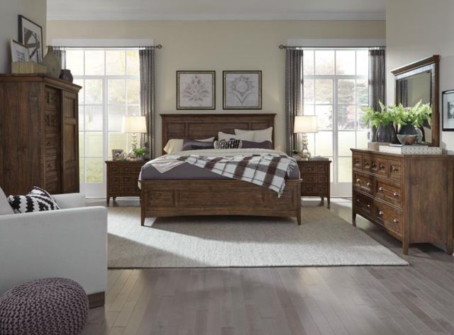 Magnussen Home® Bay Creek Toasted Nutmeg King Panel Headboard-1