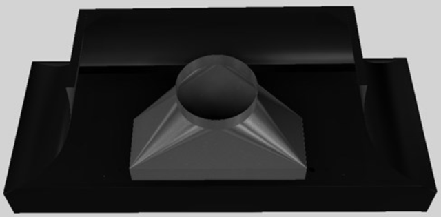 Vent-A-Hood® Designer Series 60" Black Wall Mounted Range Hood-2