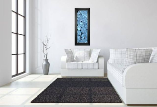 Classy Art Blue Peonies I by Melissa Wang Wall Art-3