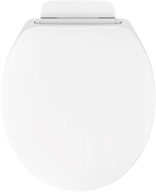 KOHLER® Drift™ White Readylatch® Quiet-Close™ Round-Front Toilet Seat-2