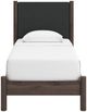Signature Design by Ashley® Cadmori Black/Brown Youth Twin Upholstered Panel Platform Bed-1