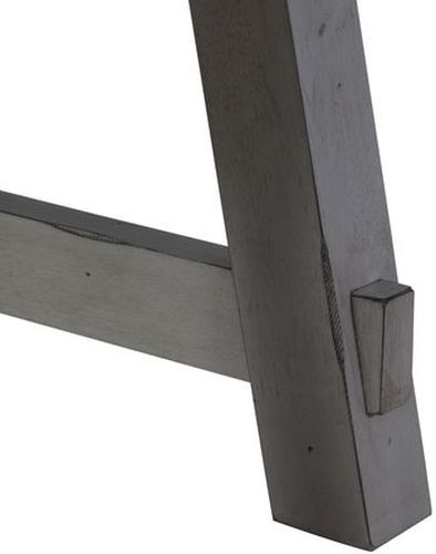 Liberty Furniture Newport Carbon Gray Trestle Dining Table with Smokey Gray Base-3