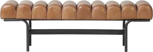 Moe's Home Collection Harrison Tan Bench-1