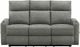 Monarch Specialties Inc. Dark Grey 70" Small Upholstered Manual Reclining Sofa-0
