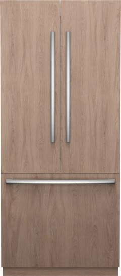 Bosch Benchmark® Series 36" 20.1 Cu. Ft. Panel Ready Built-In Counter Depth French Door Refrigerator with Softclose® Flat Hinge