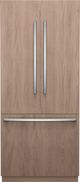 Bosch Benchmark® Series 36" 20.1 Cu. Ft. Panel Ready Built-In French Door Refrigerator with Softclose® Flat Hinge-0