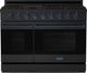 Thor Kitchen® Gordon Ramsay Series 48" Matte Black Pro Style Gas Range-0