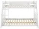 Coaster® Holden White Twin/Full Bunk Bed-4