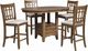 Liberty Furniture Santa Rosa II 5-Piece Antique Honey/Gray Pub Dining Set-0