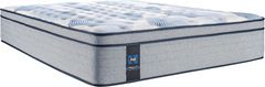 Grand matelas de 14 po en ressorts enveloppés mi-ferme à europlateau de Sealy® Posturepedic® Plus Scarlet