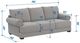 Catnapper® Monarch Sand Sofa-2