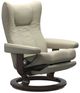 Stressless® by Ekornes® Customizable Wing Large Power Recliner with Classic Base-0