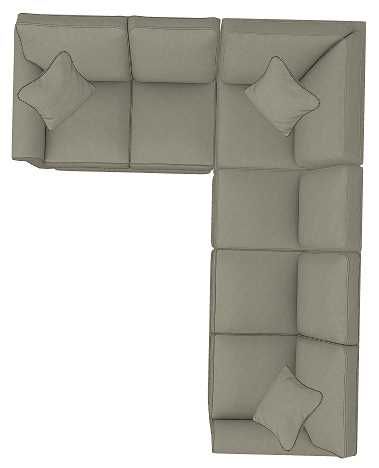 La-Z-Boy® Collins Pewter Sectional with Custom Layout Options-3