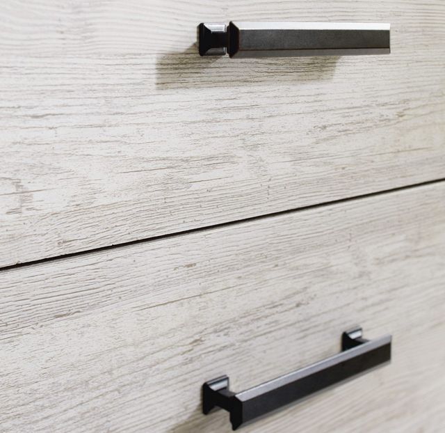 Signature Design by Ashley® Shawburn Whitewash/Charcoal Gray Eight Drawer Dresser-3