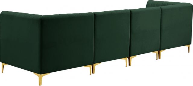 Meridian Furniture Alina Green Velvet Modular Sectional-2