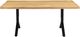 Moe's Home Collection Trix Honey Oak Dining Table with Black Base-4