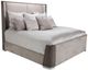 Michael Amini® Roxbury Park Gray/Slate California King Upholstered Dual-Panel Bed-0