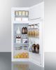 Summit® 7.1 Cu. Ft. White Top Freezer Refrigerator-4