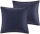 Olliix by Urban Habitat Indigo Blue Full/Queen Brooklyn Cotton Jacquard Duvet Cover Set-5
