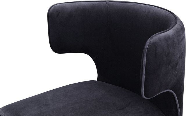 Moe's Home Collection Jennaya Black Dining Arm Chair-3