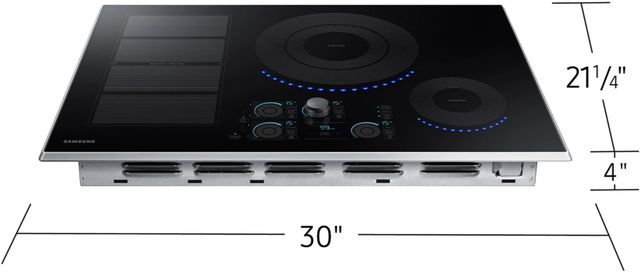 Samsung 30" Black Stainless Steel Induction Cooktop-1