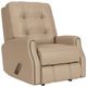 Flexsteel® Customizable Devon Leather Manual Rocking Recliner-1