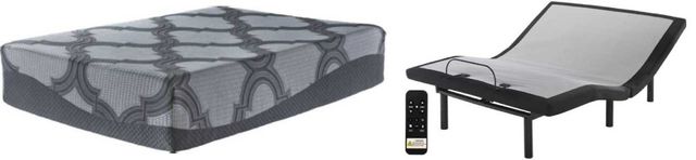 Sierra Sleep® by Ashley® 2-Piece 14" Hybrid and Better Adjustable Base King Mattress Set-0
