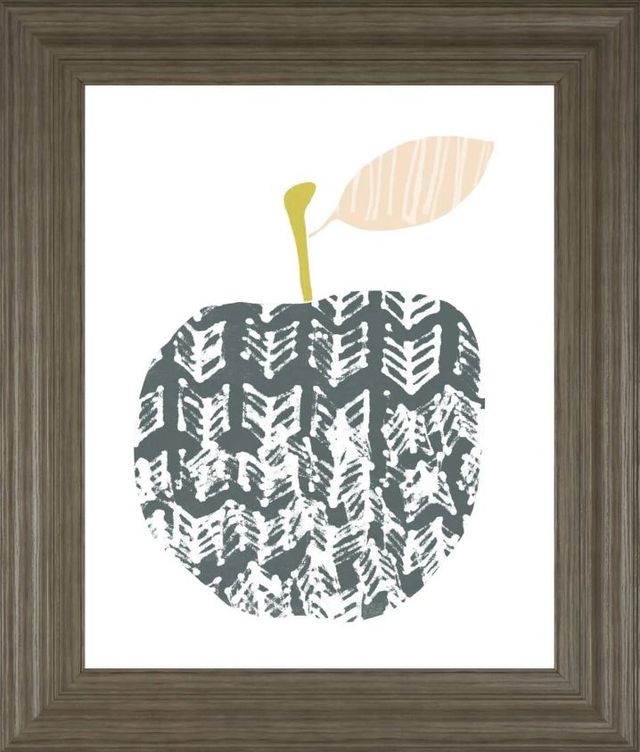 Classy Art Gray Cut Paper Fruit II by June Erica Vess Wall Art-0