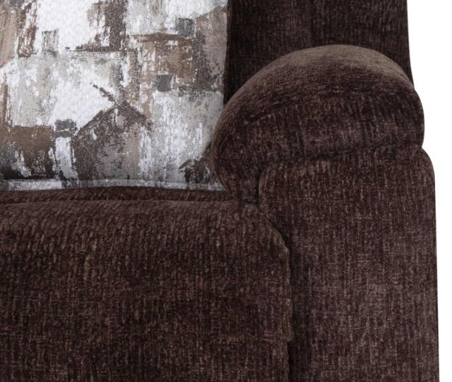 Franklin™ Heston Frenzy Chocolate Power Reclining Loveseat-3