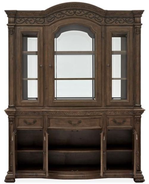Magnussen Home® Durango Willadeene Brown Buffet and Hutch-4