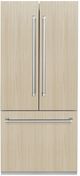 ZLINE 36" 19.6 Cu. Ft. Stainless Steel Panel Ready Built In Bottom Freezer Refrigerator-0