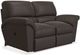 La-Z-Boy® Reese La-Z Time® Dark Brown Leather Full Reclining Loveseat-3