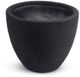 Le Present Sandstone Helmet Black 12" Planter-0