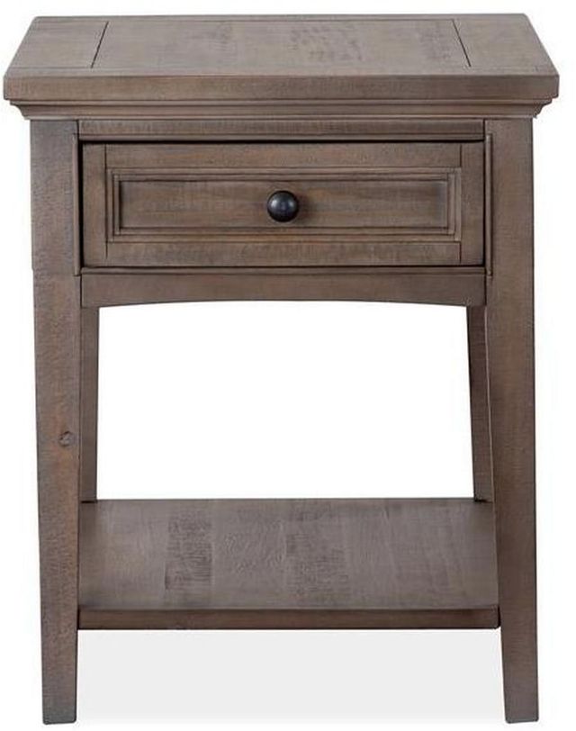 Magnussen Home® Paxton Place Dovetail Grey Rectangular End Table-1