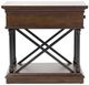 Liberty Furniture Tribeca Black/Cordovian Brown Chairside Table-3