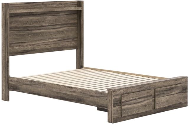 Signature Design by Ashley® Elbrim Brown Full Panel Storage Bed-2