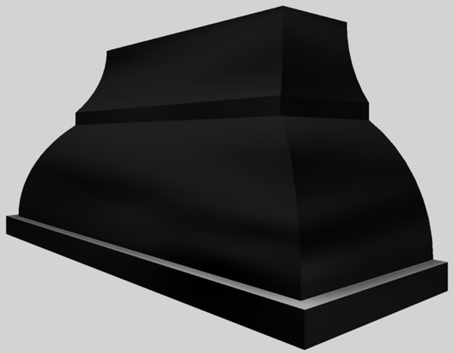 Vent-A-Hood® Designer Series 60" Black Wall Mounted Range Hood-1