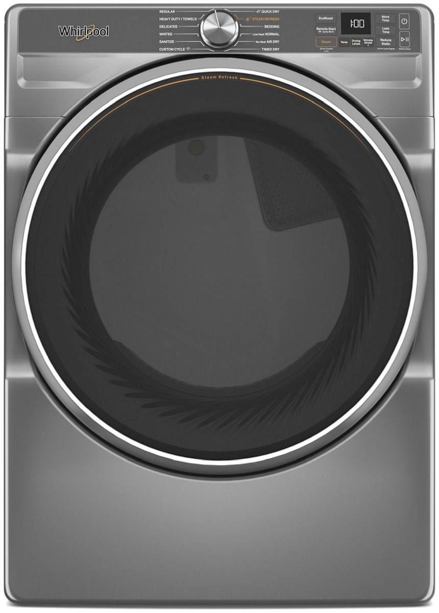 Whirlpool® 7.4 Cu. Ft. Radiant Silver Front Load Electric Dryer