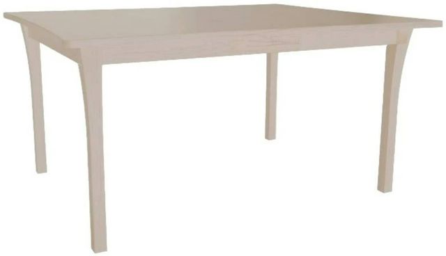 Mavin Customizable 48" x 48" Concave Extendable Dining Table with 12" Leaf-0