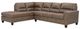 Signature Design by Ashley® Navi 2-Piece Fossil Left Arm Facing Queen Sofa Sleeper Chaise Sectional-0