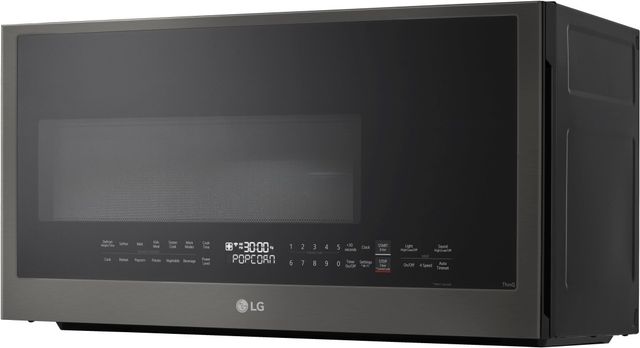 LG 2 Cu. Ft. PrintProof™ Black Stainless Steel Wi-Fi Enabled Over The Range Microwave with EasyClean®-3