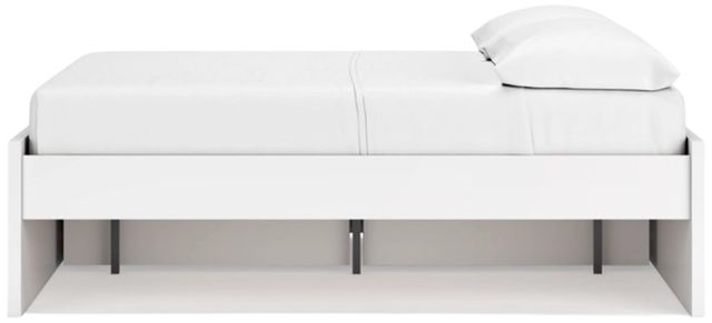 Signature Design by Ashley® Onita White Full Platform Bed with 1 Side Storage-3