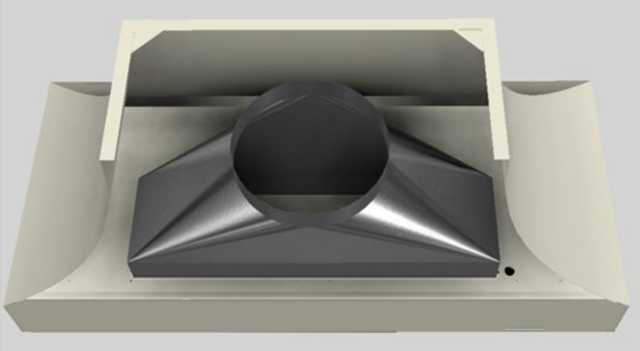 Vent-A-Hood® Designer Series 54" Biscuit Wall Mounted Range Hood-3