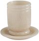 TOV Furniture Channeled Tan Swirl Resin Kiddush Cup-0