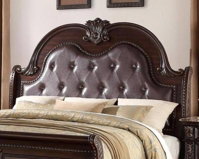 Crown Mark Stanley 5 Pieces Cherry Queen Bedroom Collection-3