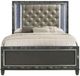 New Classic® Home Furnishings Radiance 4-Piece Black Pearl Queen Panel Bedroom Set-2